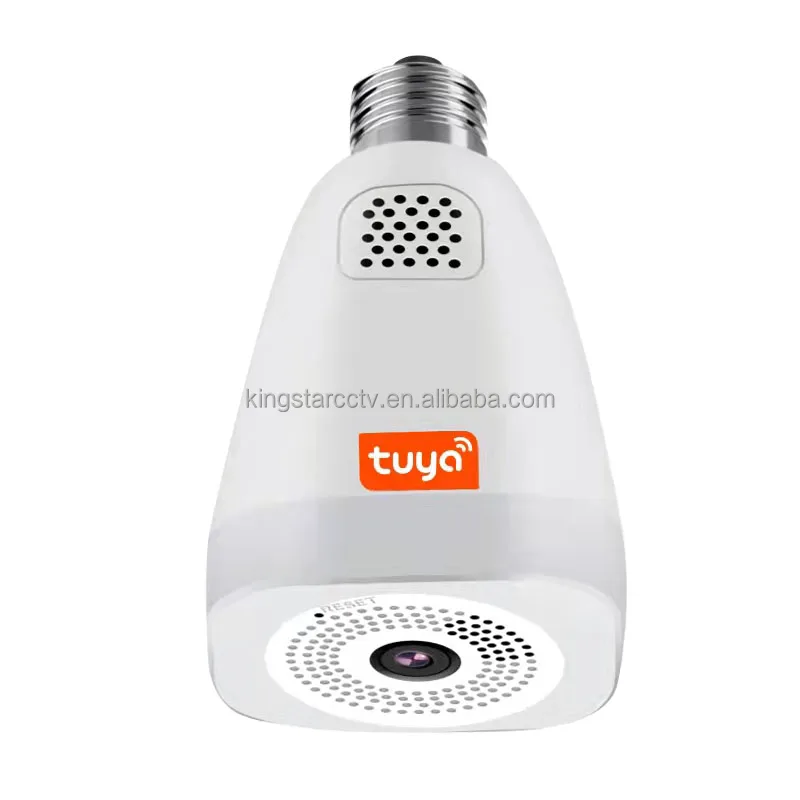 TUYA APP Smart 360 Panoramic Wireless HD CCTV Security IP Camera 3MP Wifi Light E27 Bulb WIFI Color Night Vision Two way audio TUYA APP Smart 360 Panoramic Wireless HD CCTV Security IP Camera 3MP Wifi Light E27 Bulb WIFI Color Night Vision Two way audio