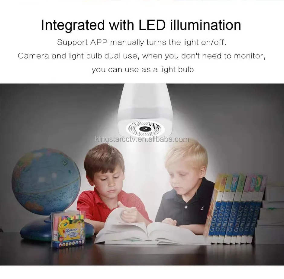 TUYA APP Smart 360 Panoramic Wireless HD CCTV Security IP Camera 3MP Wifi Light E27 Bulb WIFI Color Night Vision Two way audio TUYA APP Smart 360 Panoramic Wireless HD CCTV Security IP Camera 3MP Wifi Light E27 Bulb WIFI Color Night Vision Two way audio
