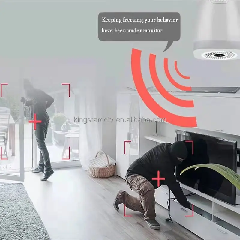 TUYA APP Smart 360 Panoramic Wireless HD CCTV Security IP Camera 3MP Wifi Light E27 Bulb WIFI Color Night Vision Two way audio TUYA APP Smart 360 Panoramic Wireless HD CCTV Security IP Camera 3MP Wifi Light E27 Bulb WIFI Color Night Vision Two way audio