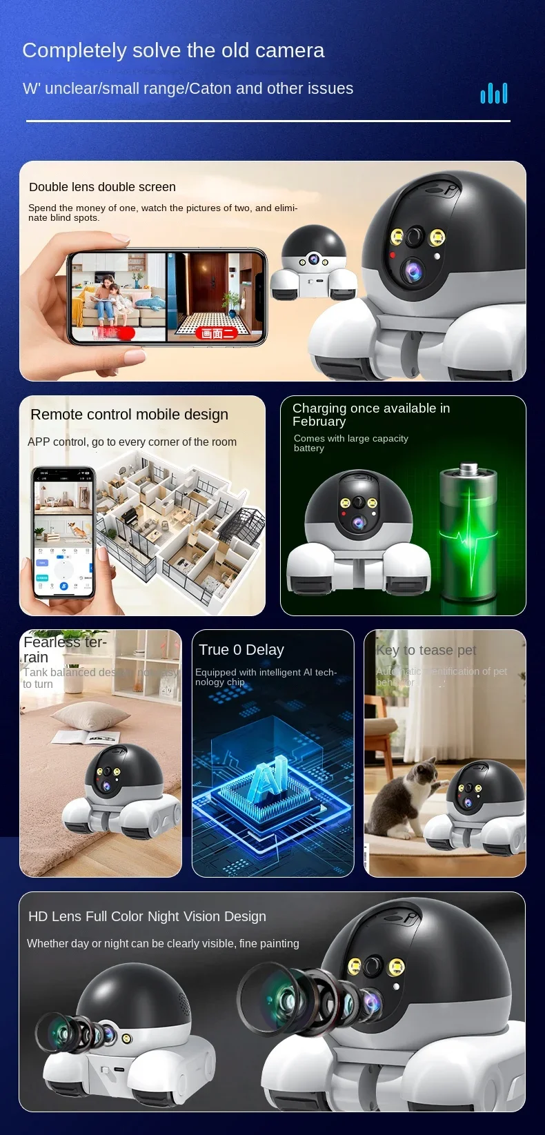 2025 2K Wi-Fi Indoor Security Camera, Camera for Baby/Elder/Dog/Pet with Phone app, 2-Way Audio Baby Monitor Camera 2025 2K Wi-Fi Indoor Security Camera, Camera for Baby/Elder/Dog/Pet with Phone app, 2-Way Audio Baby Monitor Camera