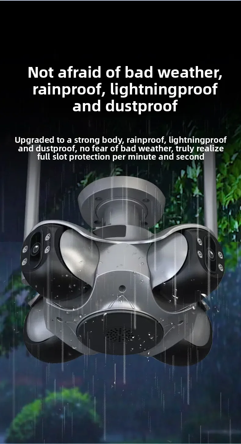 ANSVICAM 10K 20MP HD Four Screens WiFi IP Camera Wireless Outdoor PTZ Four Lens Human Auto Tracking Surveillance Cameras FFVideo ANSVICAM 10K 20MP HD Four Screens WiFi IP Camera Wireless Outdoor PTZ Four Lens Human Auto Tracking Surveillance Cameras FFVideo