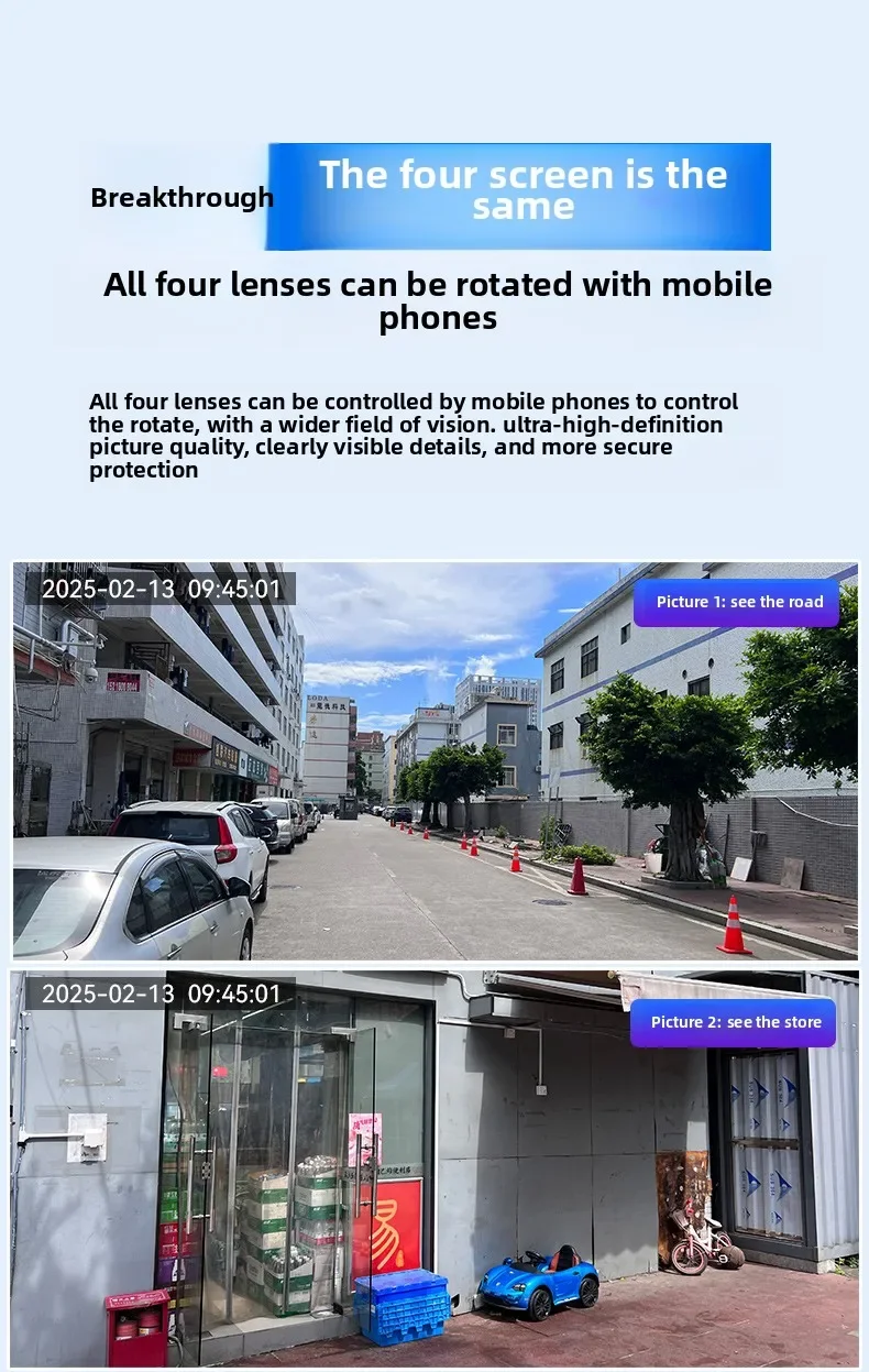 ANSVICAM 10K 20MP HD Four Screens WiFi IP Camera Wireless Outdoor PTZ Four Lens Human Auto Tracking Surveillance Cameras FFVideo ANSVICAM 10K 20MP HD Four Screens WiFi IP Camera Wireless Outdoor PTZ Four Lens Human Auto Tracking Surveillance Cameras FFVideo