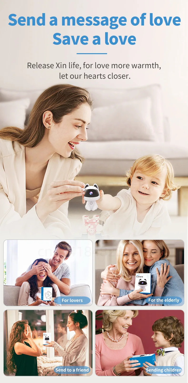Lovely Mini HD Camera WIFI Voice Remote Video Calls Home Intelligent Monitoring Night Vision Surveillance Indoor Baby Monitor Lovely Mini HD Camera WIFI Voice Remote Video Calls Home Intelligent Monitoring Night Vision Surveillance Indoor Baby Monitor