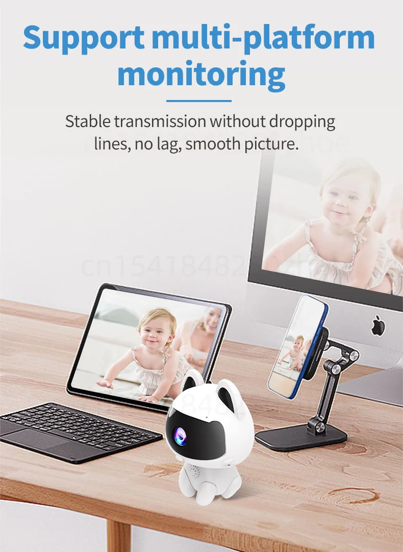 Lovely Mini HD Camera WIFI Voice Remote Video Calls Home Intelligent Monitoring Night Vision Surveillance Indoor Baby Monitor Lovely Mini HD Camera WIFI Voice Remote Video Calls Home Intelligent Monitoring Night Vision Surveillance Indoor Baby Monitor