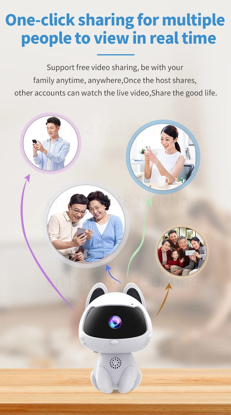 Lovely Mini HD Camera WIFI Voice Remote Video Calls Home Intelligent Monitoring Night Vision Surveillance Indoor Baby Monitor Lovely Mini HD Camera WIFI Voice Remote Video Calls Home Intelligent Monitoring Night Vision Surveillance Indoor Baby Monitor