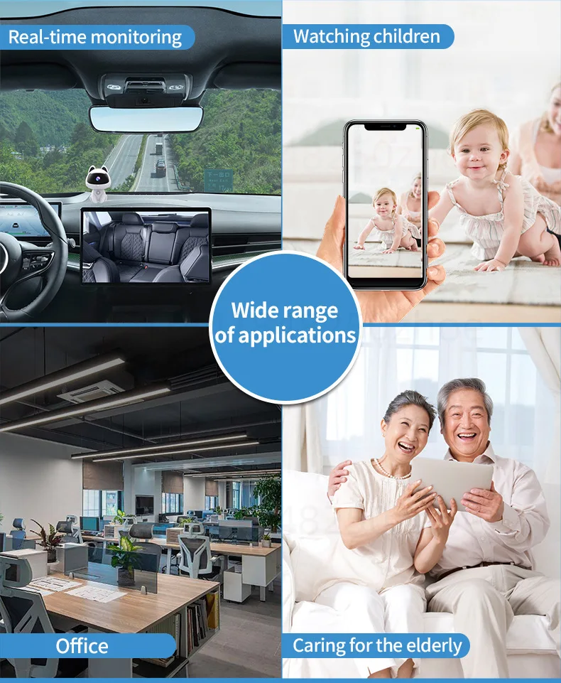 Lovely Mini HD Camera WIFI Voice Remote Video Calls Home Intelligent Monitoring Night Vision Surveillance Indoor Baby Monitor Lovely Mini HD Camera WIFI Voice Remote Video Calls Home Intelligent Monitoring Night Vision Surveillance Indoor Baby Monitor