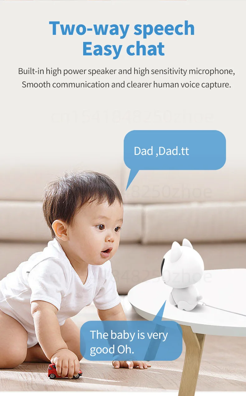 Lovely Mini HD Camera WIFI Voice Remote Video Calls Home Intelligent Monitoring Night Vision Surveillance Indoor Baby Monitor Lovely Mini HD Camera WIFI Voice Remote Video Calls Home Intelligent Monitoring Night Vision Surveillance Indoor Baby Monitor