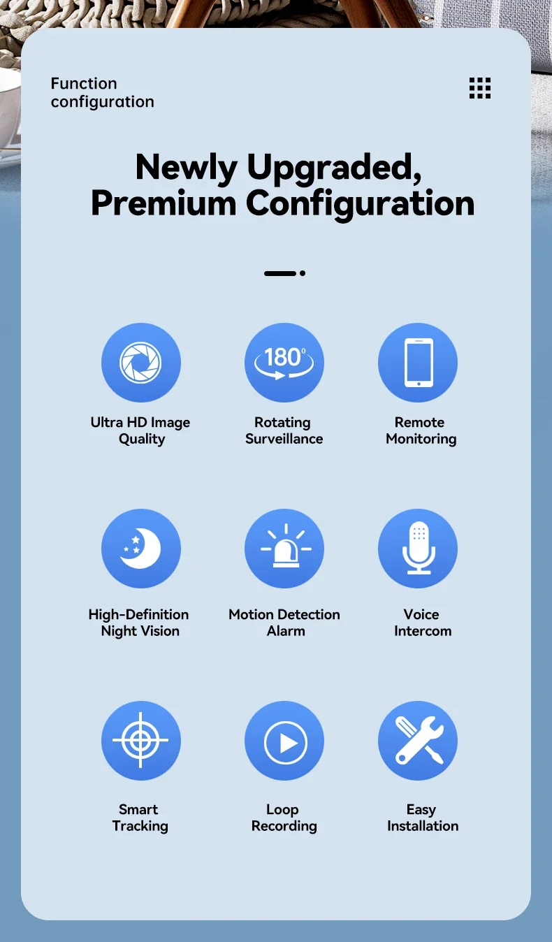 HD 1080P Wireless Security Surveillance Mini Camera 4X Zoom Wifi IP Cameras AI Human Tracking Two-way Audio 2MP Video Camcorder HD 1080P Wireless Security Surveillance Mini Camera 4X Zoom Wifi IP Cameras AI Human Tracking Two-way Audio 2MP Video Camcorder
