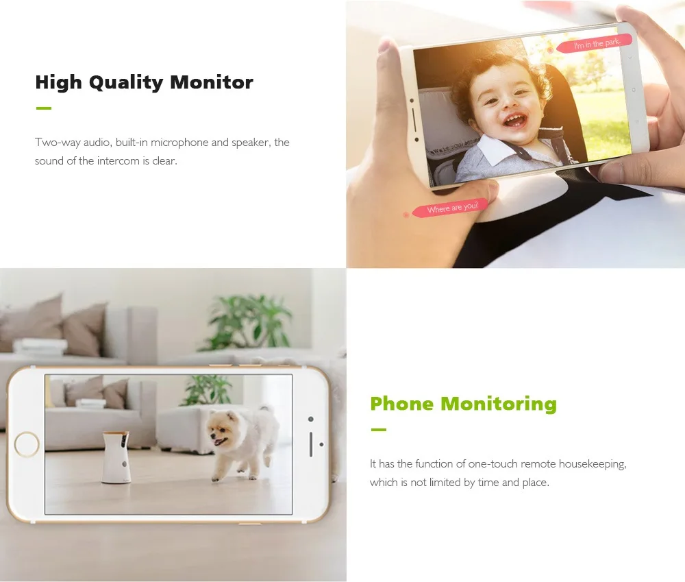 ESCAM 1080P Robot IP Camera Home Security Wifi Camera Night Vision Baby Monitor CCTV Camera Robot Intelligent Tracking YCC365APP ESCAM 1080P Robot IP Camera Home Security Wifi Camera Night Vision Baby Monitor CCTV Camera Robot Intelligent Tracking YCC365APP