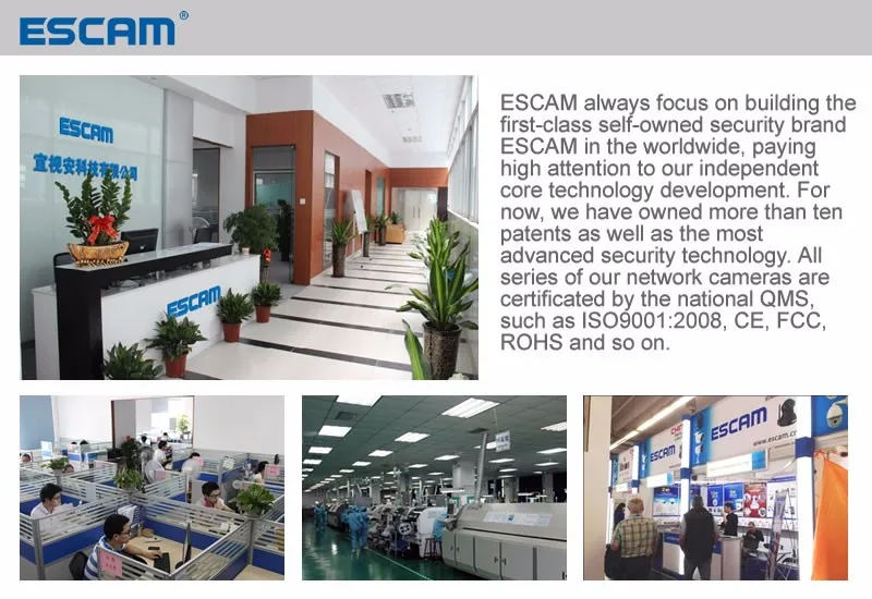 ESCAM 1080P Robot IP Camera Home Security Wifi Camera Night Vision Baby Monitor CCTV Camera Robot Intelligent Tracking YCC365APP ESCAM 1080P Robot IP Camera Home Security Wifi Camera Night Vision Baby Monitor CCTV Camera Robot Intelligent Tracking YCC365APP