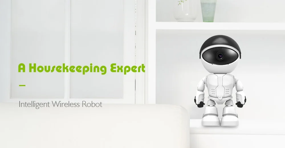 ESCAM 1080P Robot IP Camera Home Security Wifi Camera Night Vision Baby Monitor CCTV Camera Robot Intelligent Tracking YCC365APP ESCAM 1080P Robot IP Camera Home Security Wifi Camera Night Vision Baby Monitor CCTV Camera Robot Intelligent Tracking YCC365APP