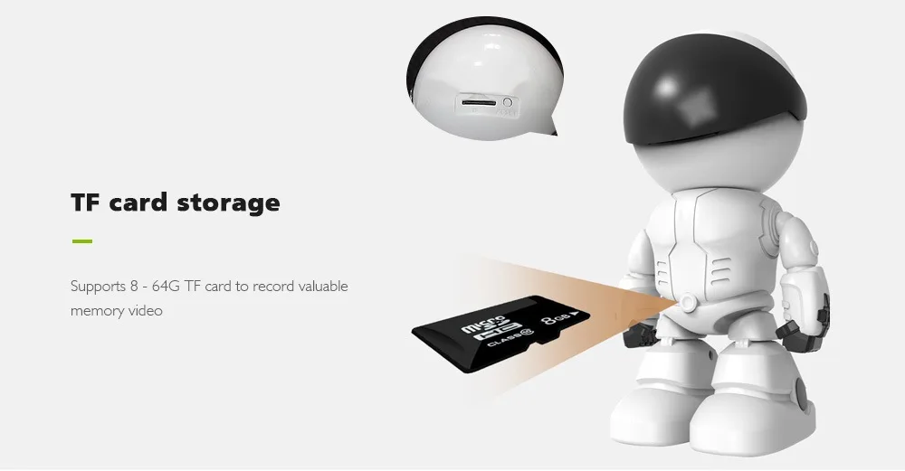 ESCAM 1080P Robot IP Camera Home Security Wifi Camera Night Vision Baby Monitor CCTV Camera Robot Intelligent Tracking YCC365APP ESCAM 1080P Robot IP Camera Home Security Wifi Camera Night Vision Baby Monitor CCTV Camera Robot Intelligent Tracking YCC365APP