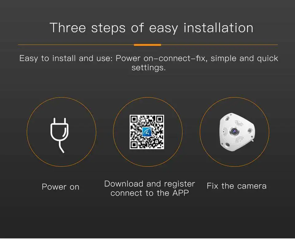 V380 360 Degree WiFi Camera IP Fish Eye Panoramic 1080P WIFI CCTV 3D VR Video Audio Remote Home Monitoring CCTV Security Camera V380 360 Degree WiFi Camera IP Fish Eye Panoramic 1080P WIFI CCTV 3D VR Video Audio Remote Home Monitoring CCTV Security Camera