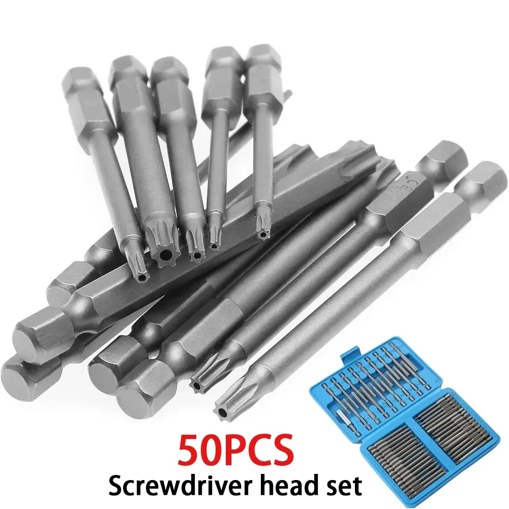 36/50PCS Extended Batch Head Rod Set Cross Word Lengthened Screwdriver Bit Extension Rod Batch Head Electric Drill Set Tool 36/50PCS Extended Batch Head Rod Set Cross Word Lengthened Screwdriver Bit Extension Rod Batch Head Electric Drill Set Tool