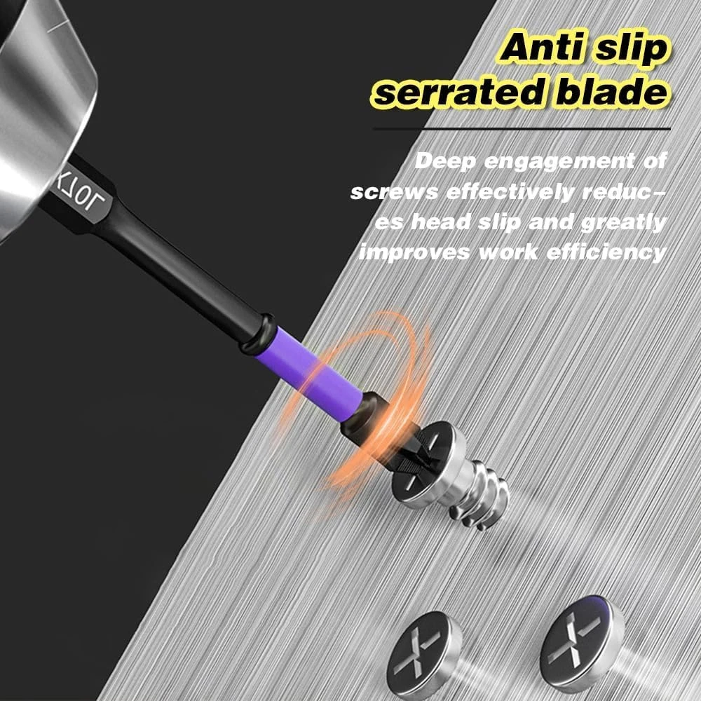6/12 Pcs Magnetic Screwdriver Bits Non-slip Shockproof Phillips Impact Bits Hex Shank Alloy Steel Bits Suitable for Power Tools 6/12 Pcs Magnetic Screwdriver Bits Non-slip Shockproof Phillips Impact Bits Hex Shank Alloy Steel Bits Suitable for Power Tools