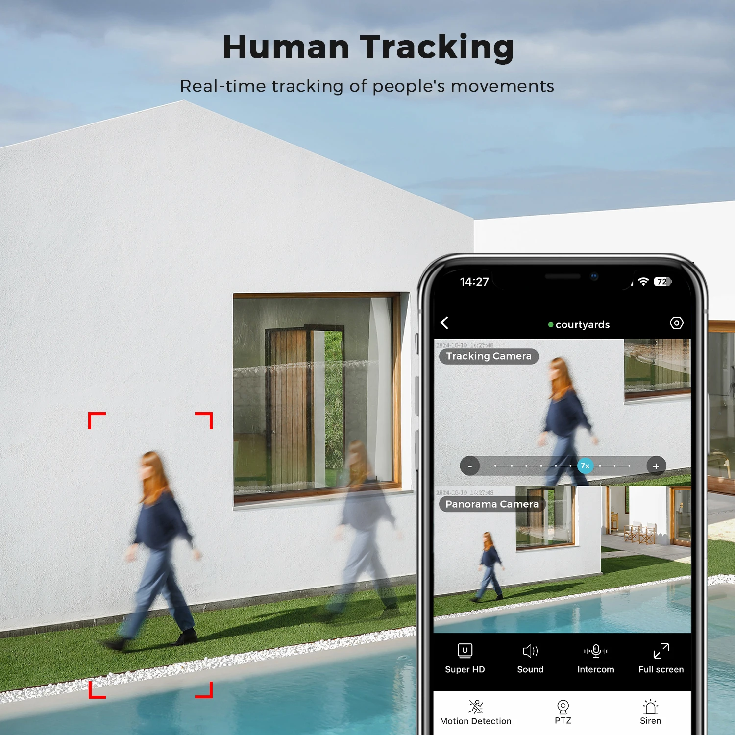 BESDER 15MP Wifi Camera PTZ Outdoor Dual Screen 10X Digital Zoom Human Detection 10MP Security IP Camera Surveillance O-Kam Pro BESDER 15MP Wifi Camera PTZ Outdoor Dual Screen 10X Digital Zoom Human Detection 10MP Security IP Camera Surveillance O-Kam Pro